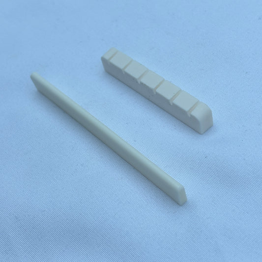 Bleached Bone Classical Guitar Saddle and Nut Set | Guitars Limited
