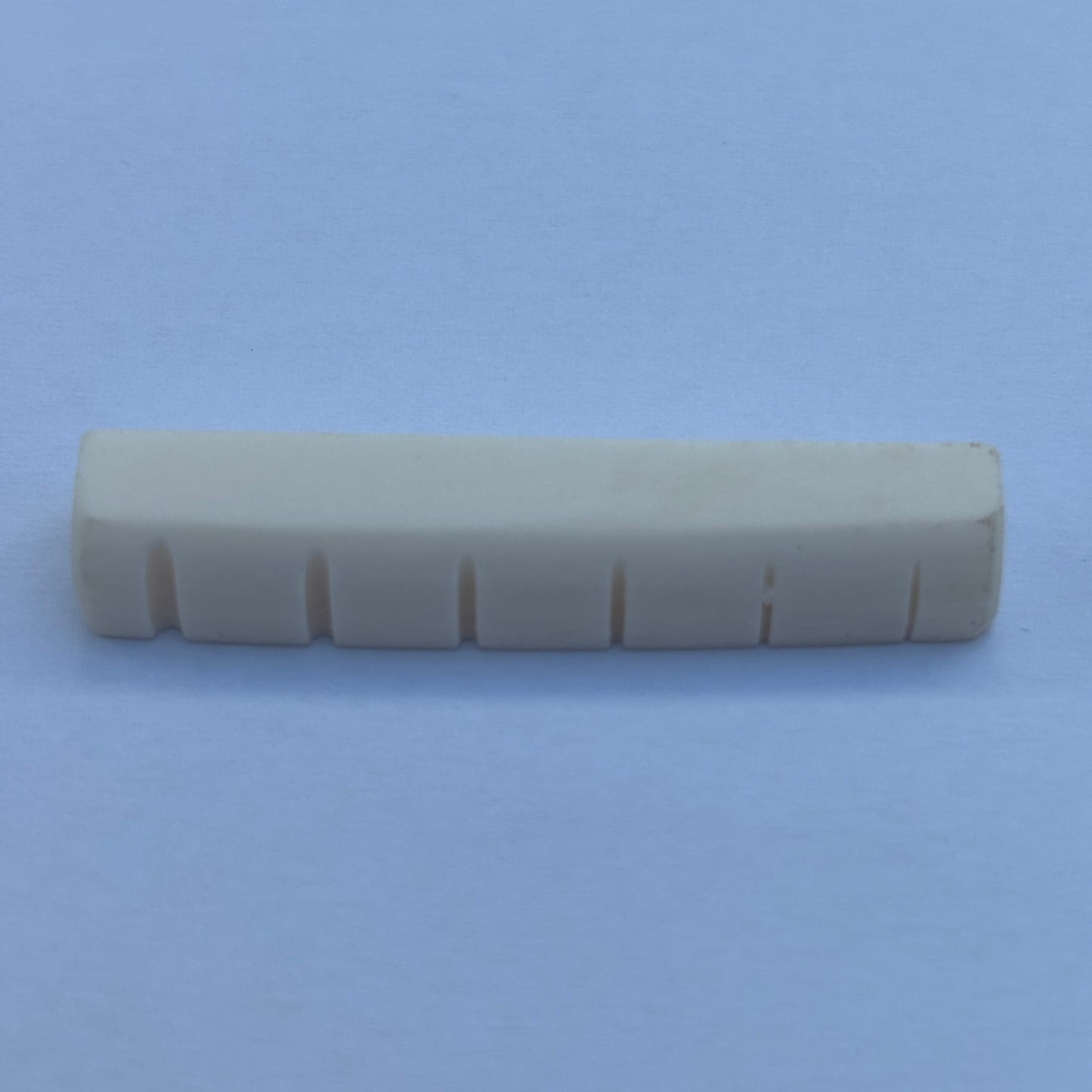 Bleached Bone Acoustic Guitar Saddle and Nut Set - Compensated, 7mm String Spacing | Guitars Limited