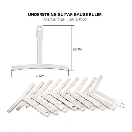 Understring Guitar Radius Gauge set - 9 Steel Gauges