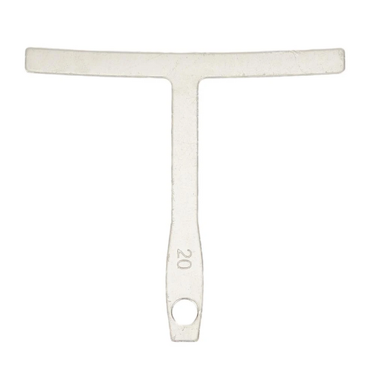 One Understring Radius Gauge photographed on a white background.