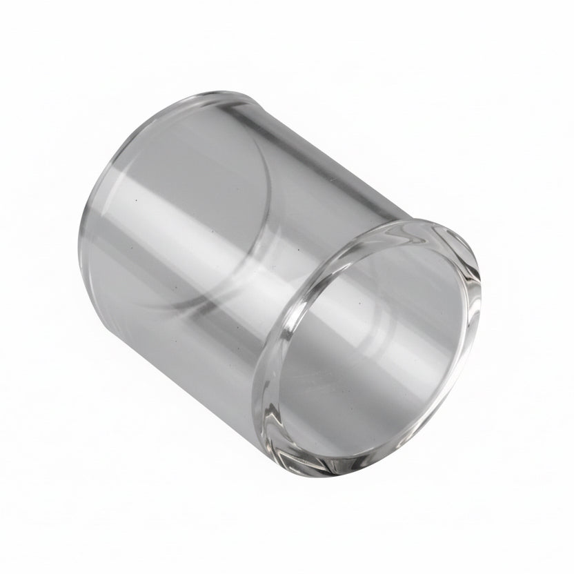 28mm Glass Guitar Slide on a white background.