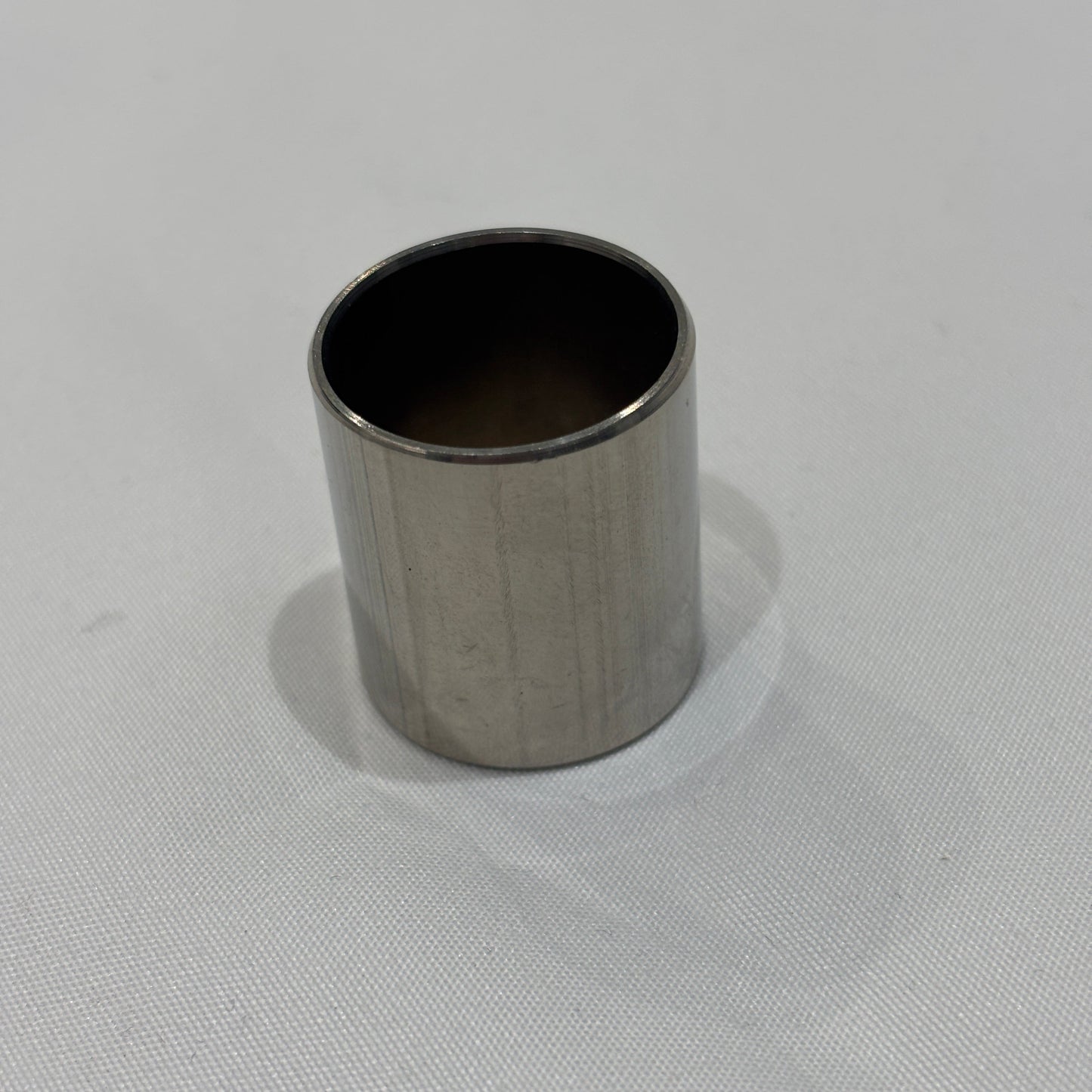 28mm Steel Guitar Slide standing upright on a white background.