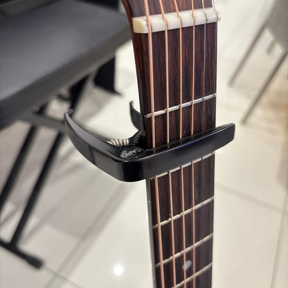Budget Metal Acoustic / Electric Guitar Capo - Trigger Action, Silicone Inserts, Bridge Pin Puller | Guitars Limited