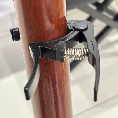 Metal Trigger-Action Guitar Capo by Giutto - Silicone Inserts, Quick Release | Guitars Limited