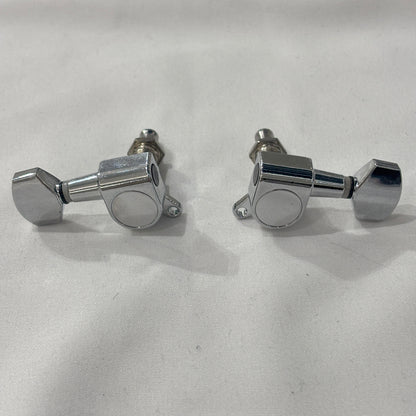 Guitar Tuners Machine Heads -ST-style / TL-style - 3L+3R or 6-in-a-line, 19:1 Ratio, Gold/Chrome/Black | Guitars Limited