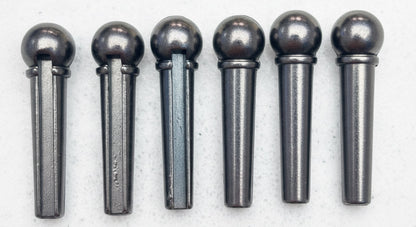 Metal Acoustic Guitar Bridge Pins (Gold & Silver / Chrome options) | Guitars Limited