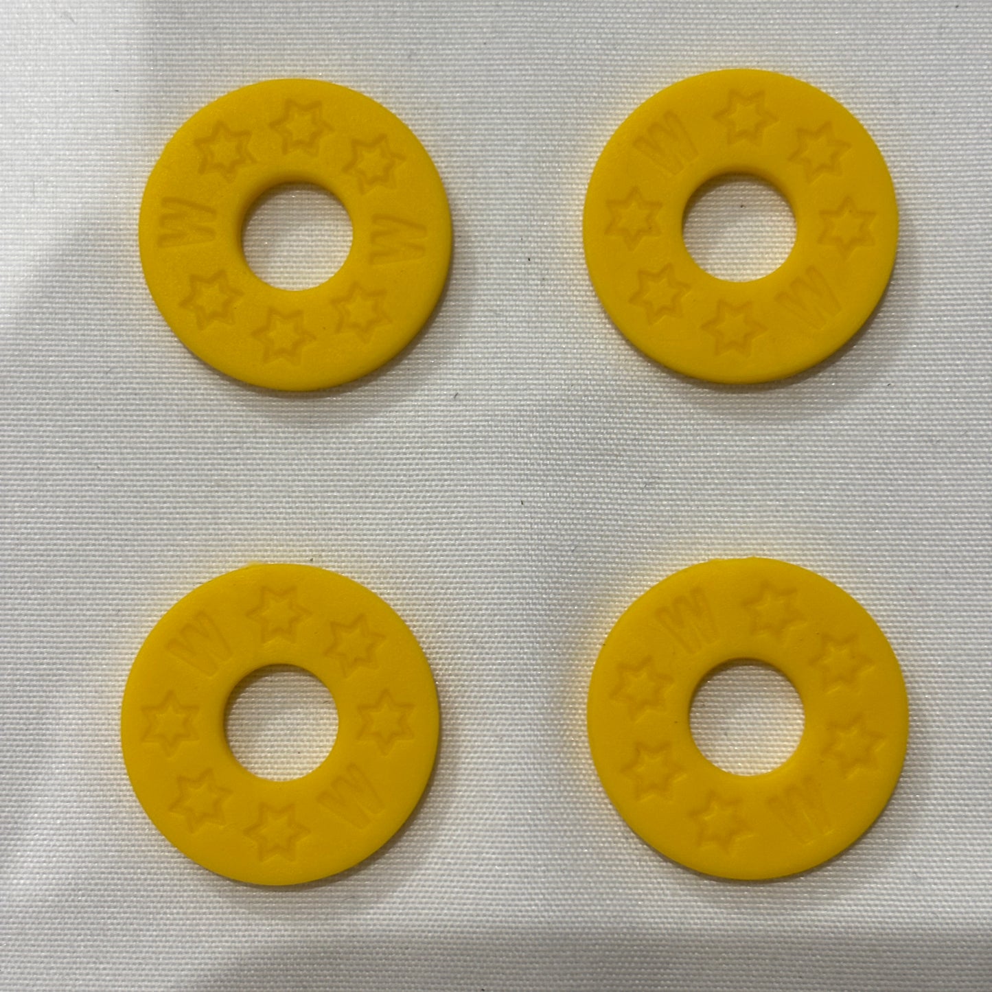 Guitar Strap Locks - Black Rubber Strap Stoppers Washers (Four Colours) | Guitars Limited