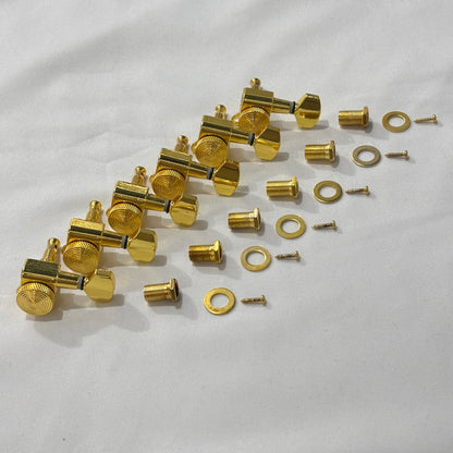 Locking Guitar Tuners / Machine Heads - 6-in-Line Configuration for Stratocaster type guitars | Guitars Limited
