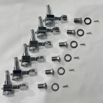 Locking Guitar Tuners / Machine Heads - 6-in-Line Configuration for Stratocaster type guitars | Guitars Limited