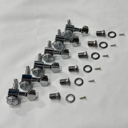 Locking Guitar Tuners / Machine Heads - 6-in-Line Configuration for Stratocaster type guitars | Guitars Limited