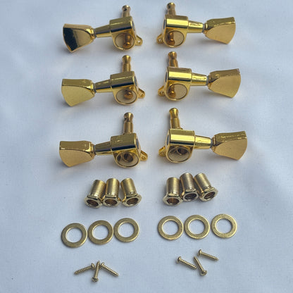 Keystone / Tulip Button Enclosed Guitar Machine Heads / Tuners - Gibson-Style (Gold, Chrome & Black options) | Guitars Limited