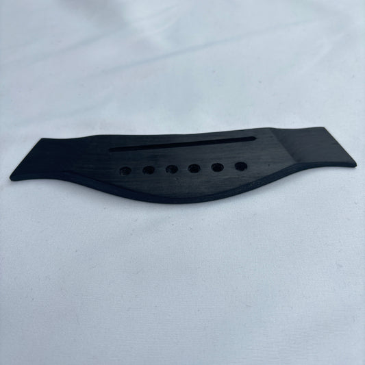 Acoustic Guitar Replacement 6 String Bridge - Ebony Colour | Guitars Limited