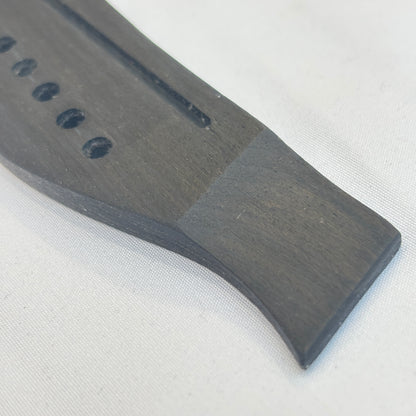Acoustic Guitar Replacement 6 String Bridge - Ebony Colour | Guitars Limited