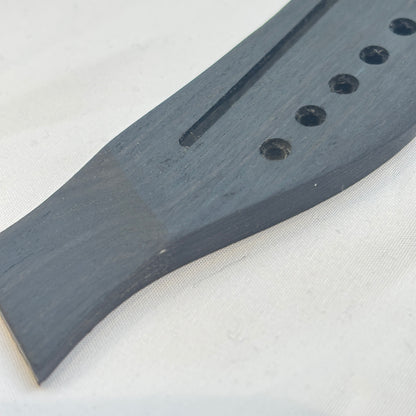 Acoustic Guitar Replacement 6 String Bridge - Ebony Colour | Guitars Limited