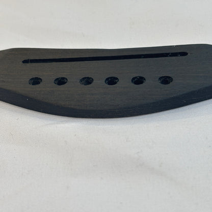 Acoustic Guitar Replacement 6 String Bridge - Ebony Colour | Guitars Limited