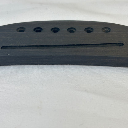 Acoustic Guitar Replacement 6 String Bridge - Ebony Colour | Guitars Limited