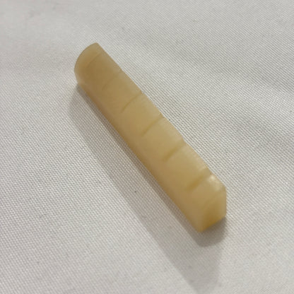 Unbleached Bone Acoustic Guitar Saddle and Nut Set - Compensated, 6.7mm String Spacing | Guitars Limited