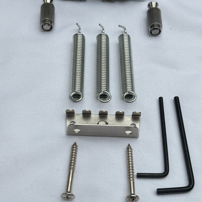 Double Locking Tremolo Bridge System - Floyd Rose Licensed Design, 42mm Nut (Chrome or Black options)  | Guitars Limited