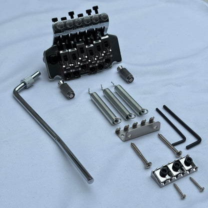 Double Locking Tremolo Bridge System - Floyd Rose Licensed Design, 42mm Nut (Chrome or Black options)  | Guitars Limited