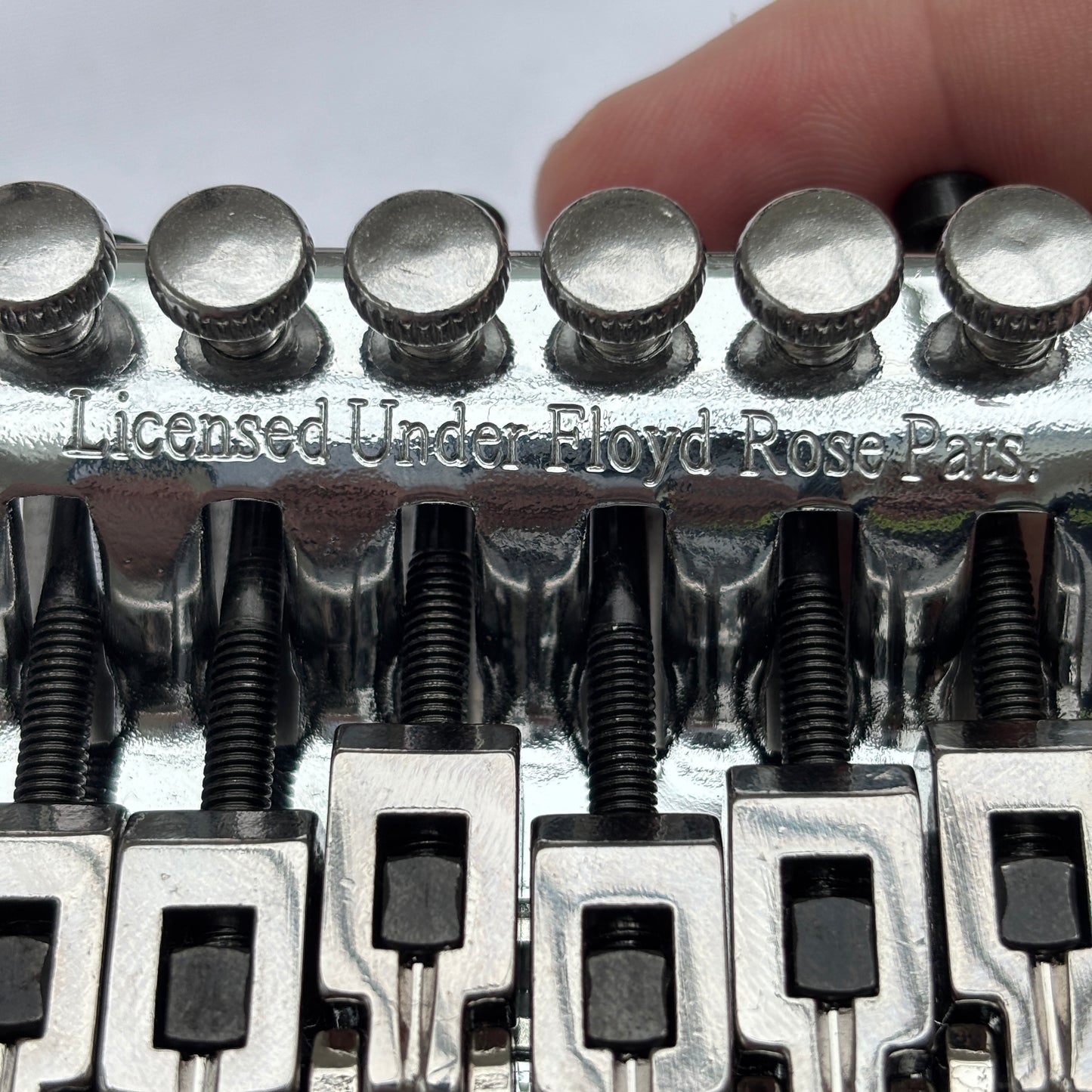 Double Locking Tremolo Bridge System - Floyd Rose Licensed Design, 42mm Nut (Chrome or Black options)  | Guitars Limited