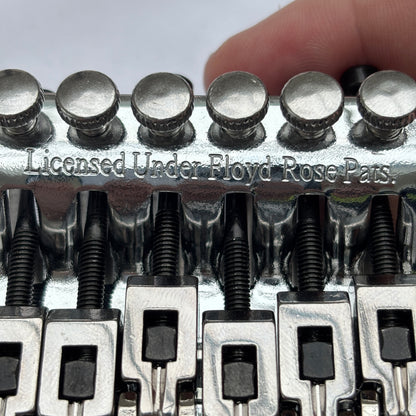 Double Locking Tremolo Bridge System - Floyd Rose Licensed Design, 42mm Nut (Chrome or Black options)  | Guitars Limited