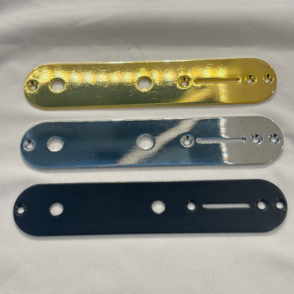 Electric Guitar Control Plate for Telecaster-type guitars (Gold, Chrome &amp; Black) | Guitars Limited