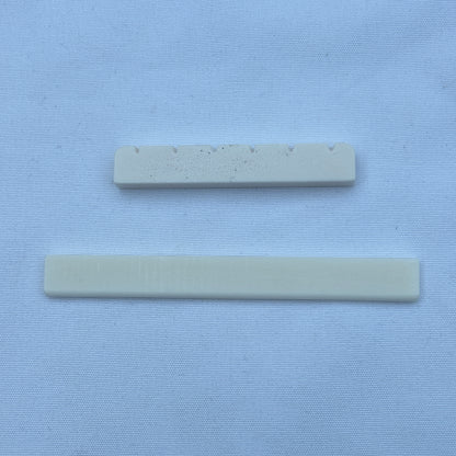 Bleached Bone Classical Guitar Saddle and Nut Set | Guitars Limited