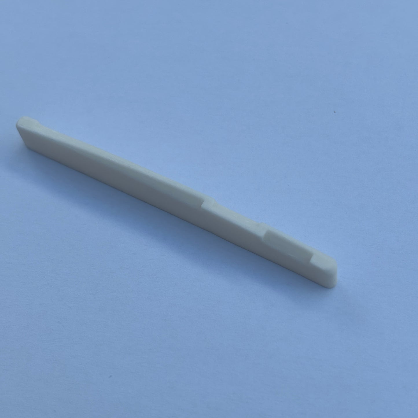 Bleached Bone Acoustic Guitar Saddle and Nut Set - Compensated, 7mm String Spacing | Guitars Limited
