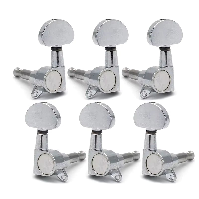 6 x Grover Rotomatic-style Guitar Machine Heads Tuners Tuning Pegs 3xL 3xR (Gold, Chrome & Black Options)