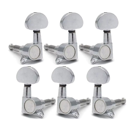 6 x Grover Rotomatic-style Guitar Machine Heads Tuners Tuning Pegs 3xL 3xR (Gold, Chrome & Black Options)