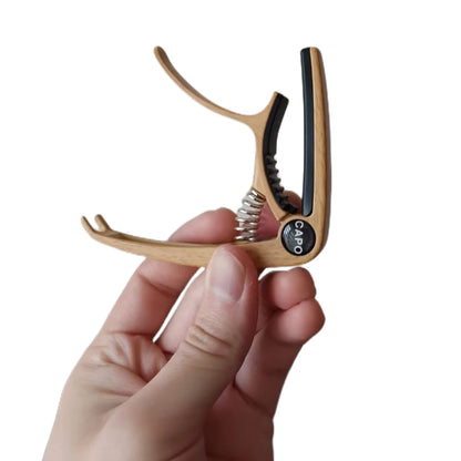 Sleek Black Metal Guitar Capo with Bridge Pin Puller - Quick Release, Acoustic & Electric | Guitars Limited