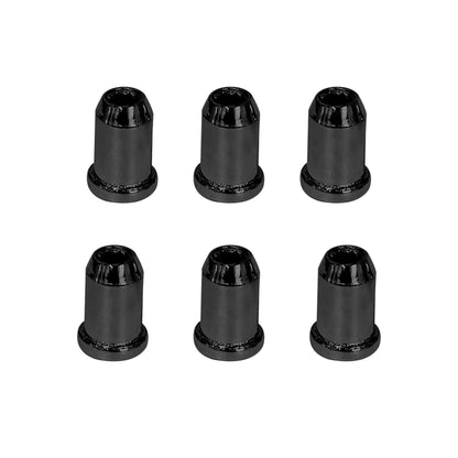 6 x String Through Ferrules for Stratocaster & Telecaster - Gold, Chrome & Black | Guitars Limited