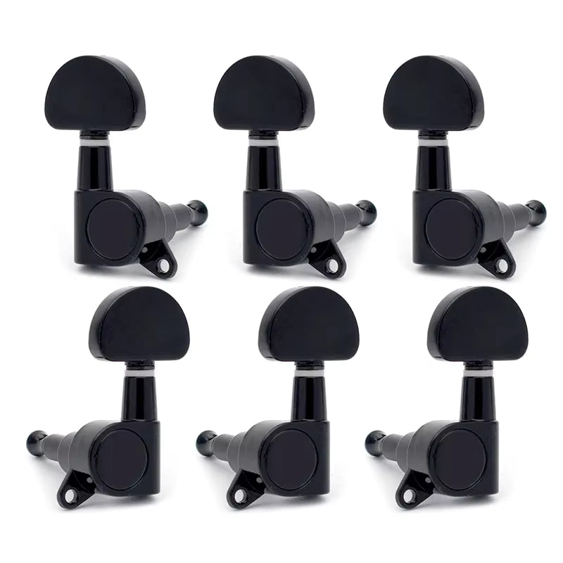 6 x Grover Rotomatic-style Guitar Machine Heads Tuners Tuning Pegs 3xL 3xR (Gold, Chrome & Black Options)