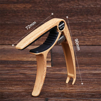Sleek Black Metal Guitar Capo with Bridge Pin Puller - Quick Release, Acoustic & Electric | Guitars Limited