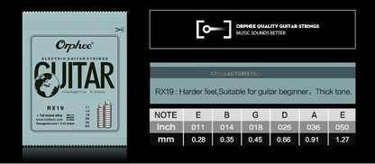 Electric Guitar Strings - Nickel Wound - 3 Gauges | Guitars Limited