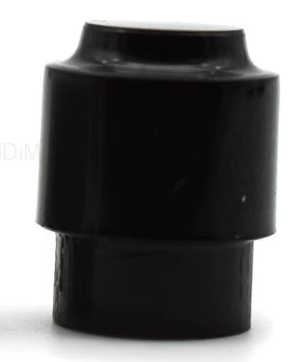 A Black electric guitar Toggle Switch Tip on a White background.