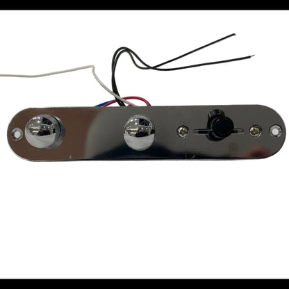 Chrome loaded  TL-style Control Plate against a white background.
