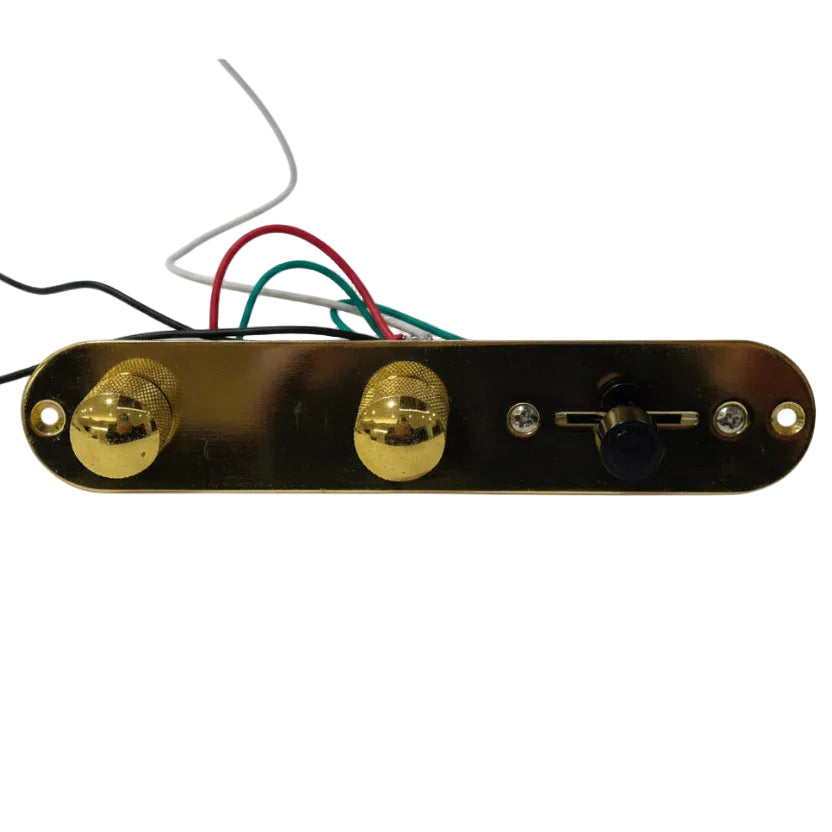 Gold loaded  TL-style Control Plate against a white background.