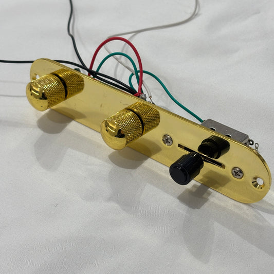 Gold loaded  TL-style Control Plate against a white background.