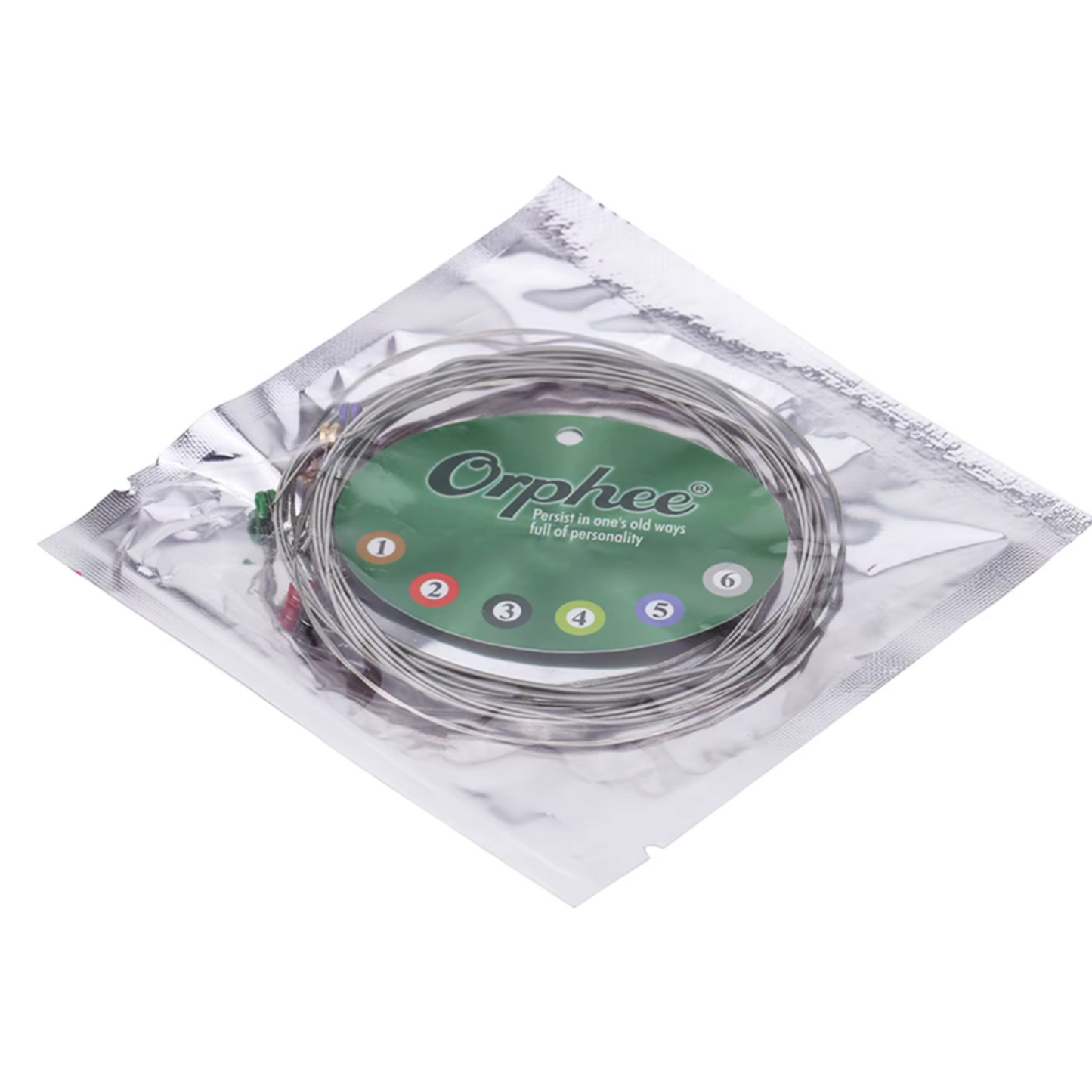Orphee Electric Guitar Strings pack on a white background.