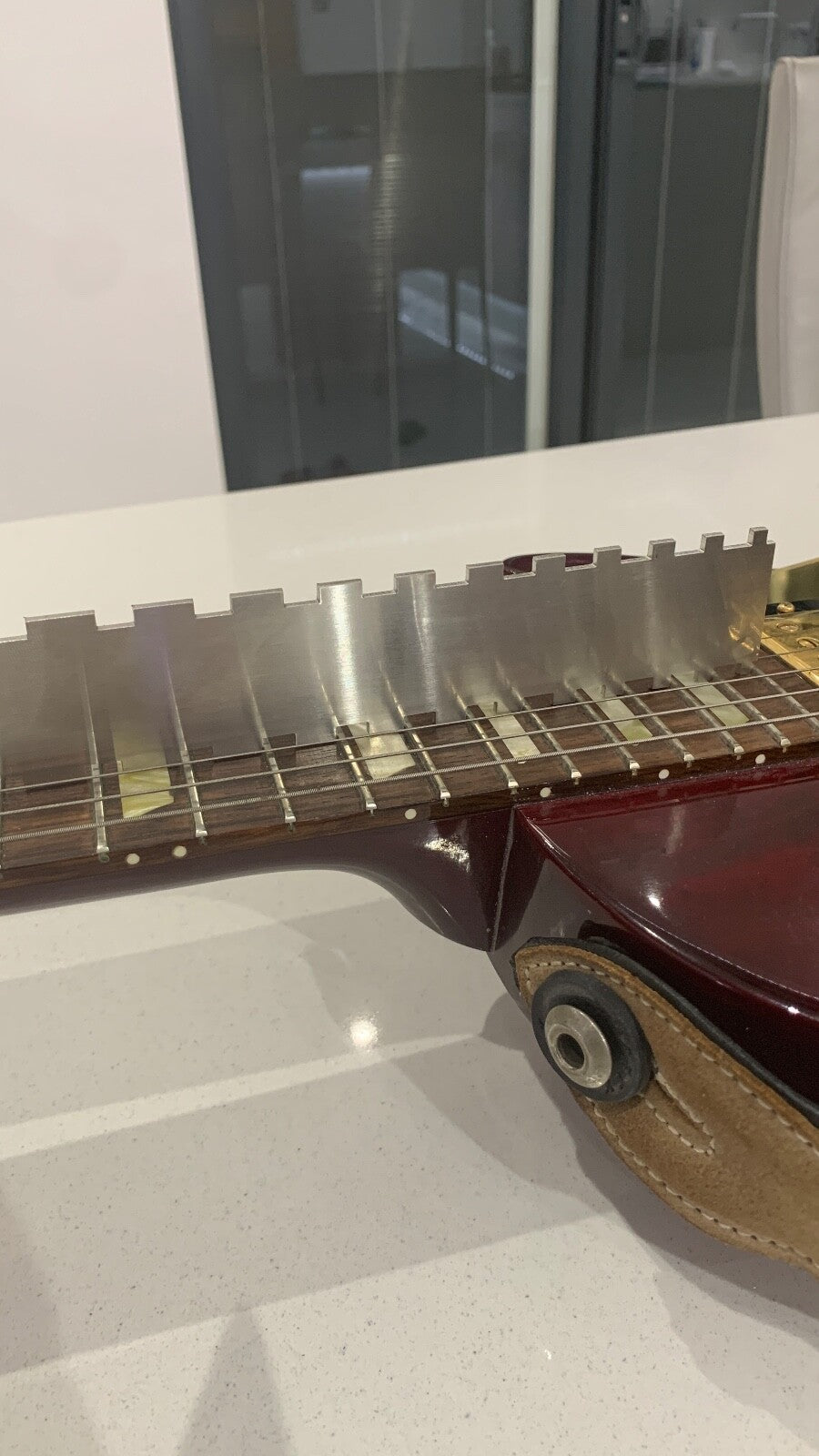 Guitar Notched Straight Edge