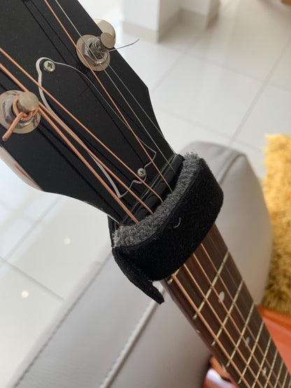 Guitar or Bass Muter String Noise Damper / Muffler Wrap Strap - Black