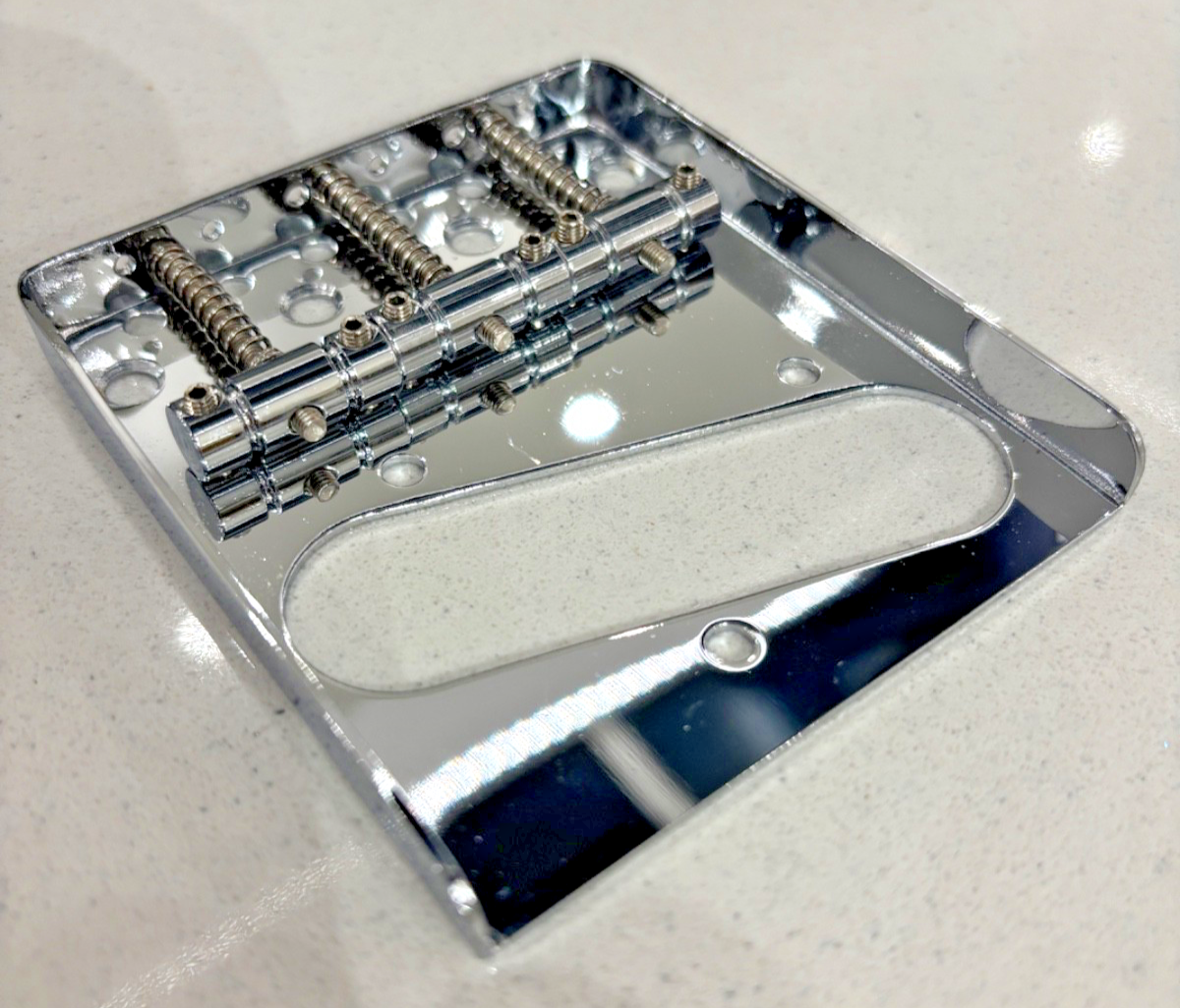 TL-style Guitar Bridge - Right Handed (Gold, Chrome & Black options) | Guitars Limited