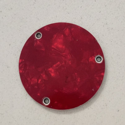 Red Pearlescent Gibson Les Paul type PickGuard Scratchplate set - Red Pearl - 3 Ply