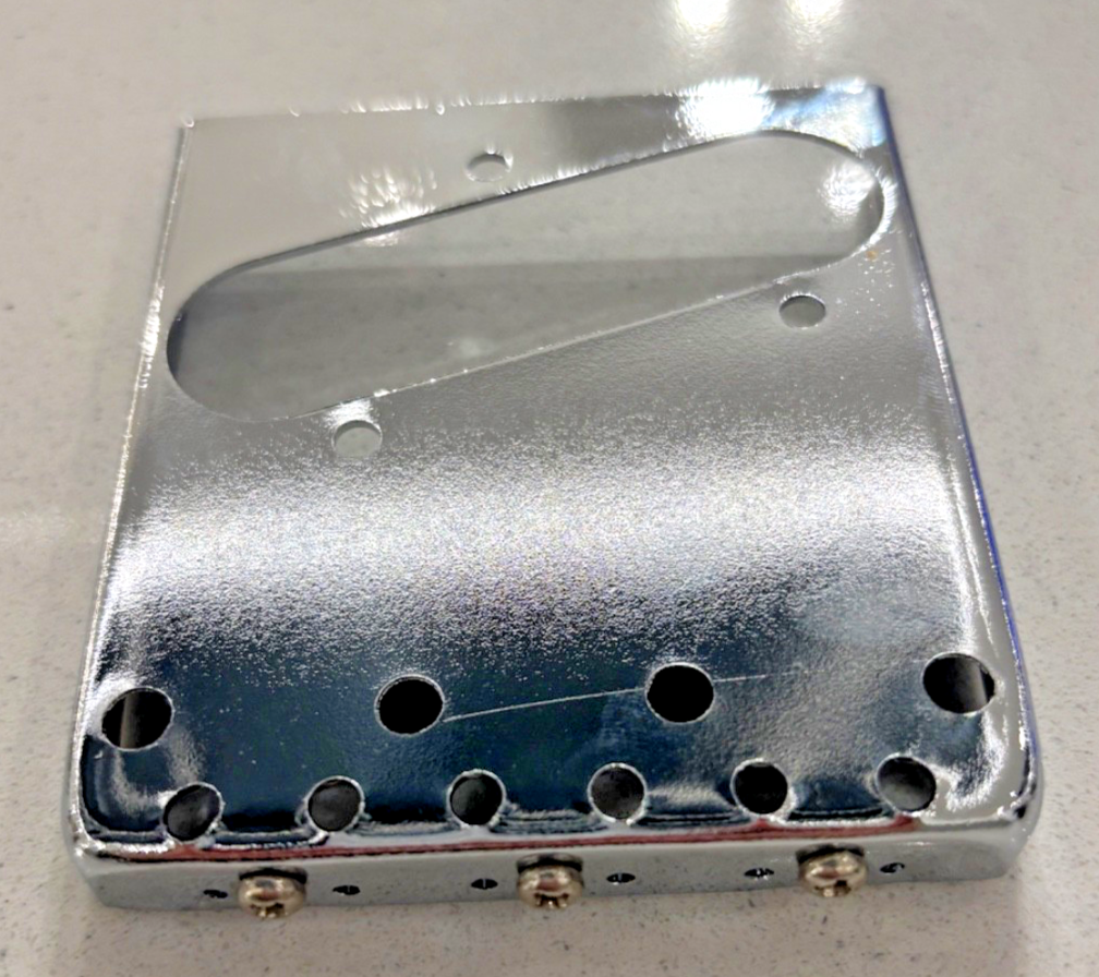 TL-style Guitar Bridge - Right Handed (Gold, Chrome & Black options) | Guitars Limited