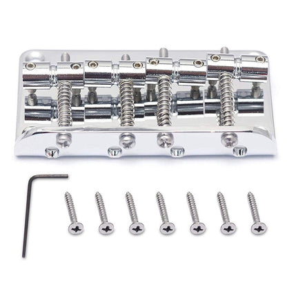 Bass Guitar Bridge - JB-Style/PB-Style 4 String (Gold, Chrome & Black) | Guitars Limited