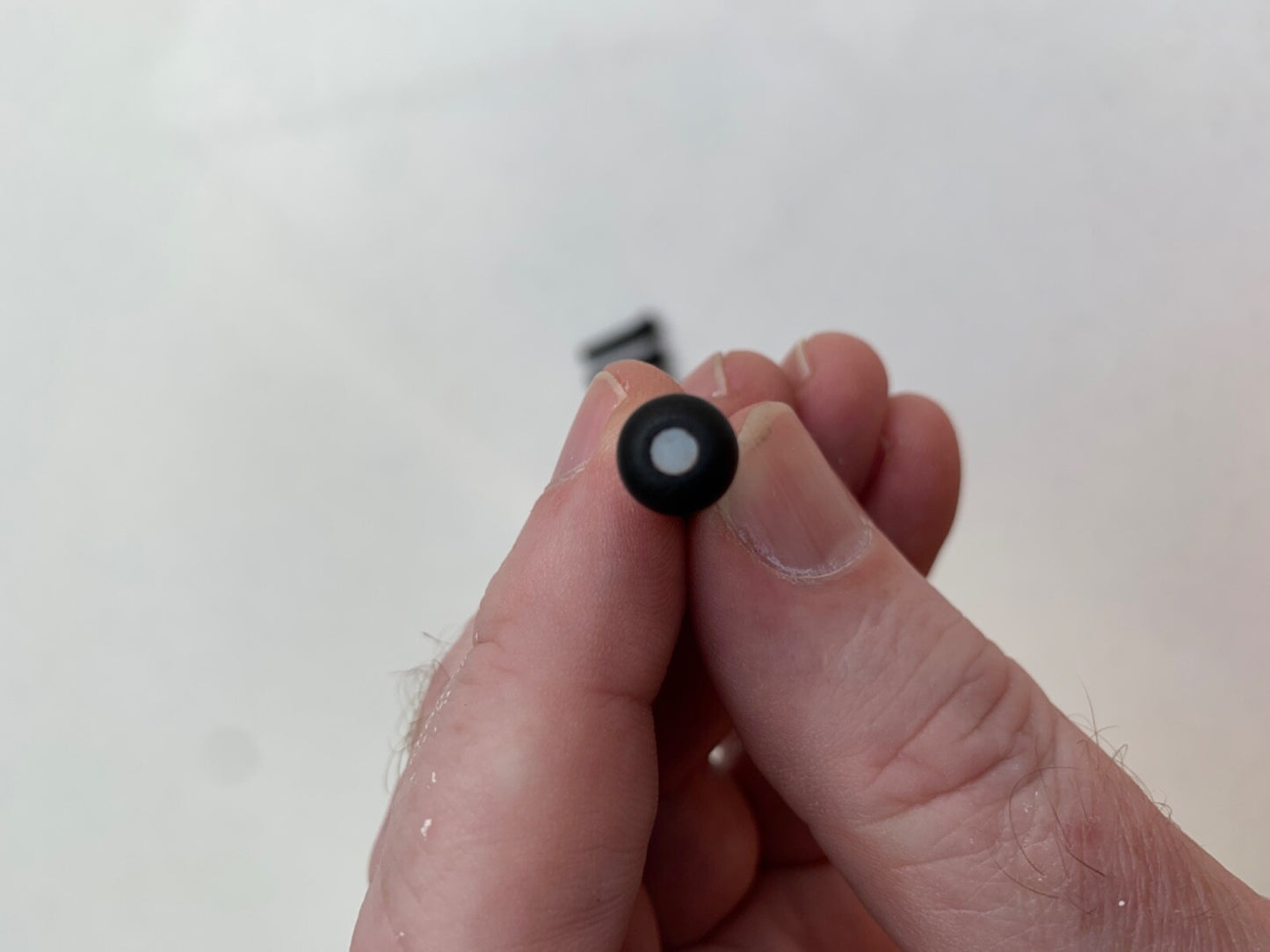 Ebony Bridge Pins with Mother of Pearl Dots - Set of 6, Acoustic Guitar Replacement | Guitars Limited