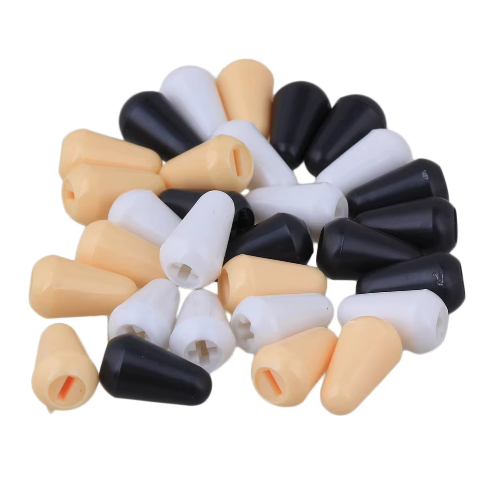 Fender Strat Stratocaster 5-Way Toggle Switch Tip (Black, White & Cream Options)