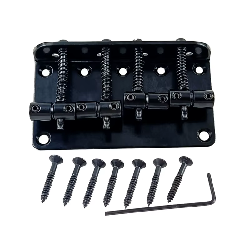 Bass Guitar Bridge - JB-Style/PB-Style 4 String (Gold, Chrome & Black) | Guitars Limited
