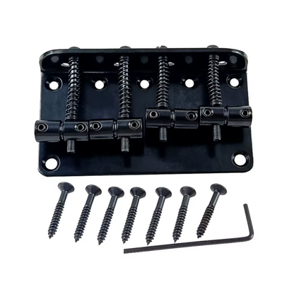 Bass Guitar Bridge - JB-Style/PB-Style 4 String (Gold, Chrome & Black) | Guitars Limited